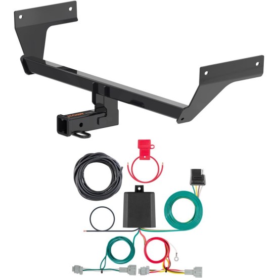 For 2021-2024 Nissan Rogue Trailer Hitch + Wiring 4 Pin Fits All Models Curt 13471 56459 2 inch Tow Receiver For 2021-2024 Nissan Rogue Trailer Hitch + Wiring 4 Pin Fits All Models Curt 13471 56459 2 inch Tow Receiver