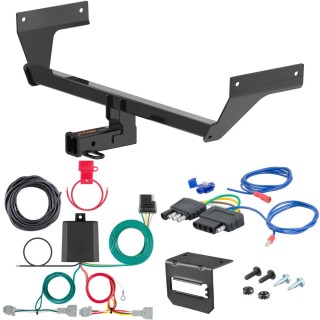For 2021-2024 Nissan Rogue Trailer Hitch + Wiring 5 Pin Fits All Models Curt 13471 2 inch Tow Receiver