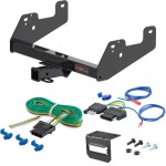 For 2015-2020 Ford F150 Trailer Hitch + Wiring 5 Pin Fits w/o factory hitch except Police Responder w/o Factory 7-Way Curt 13475 2 inch Tow Receiver For 2015-2020 Ford F150 Trailer Hitch + Wiring 5 Pin Fits w/o factory hitch except Police Responder w/o Factory 7-Way Curt 13475 2 inch Tow Receiver