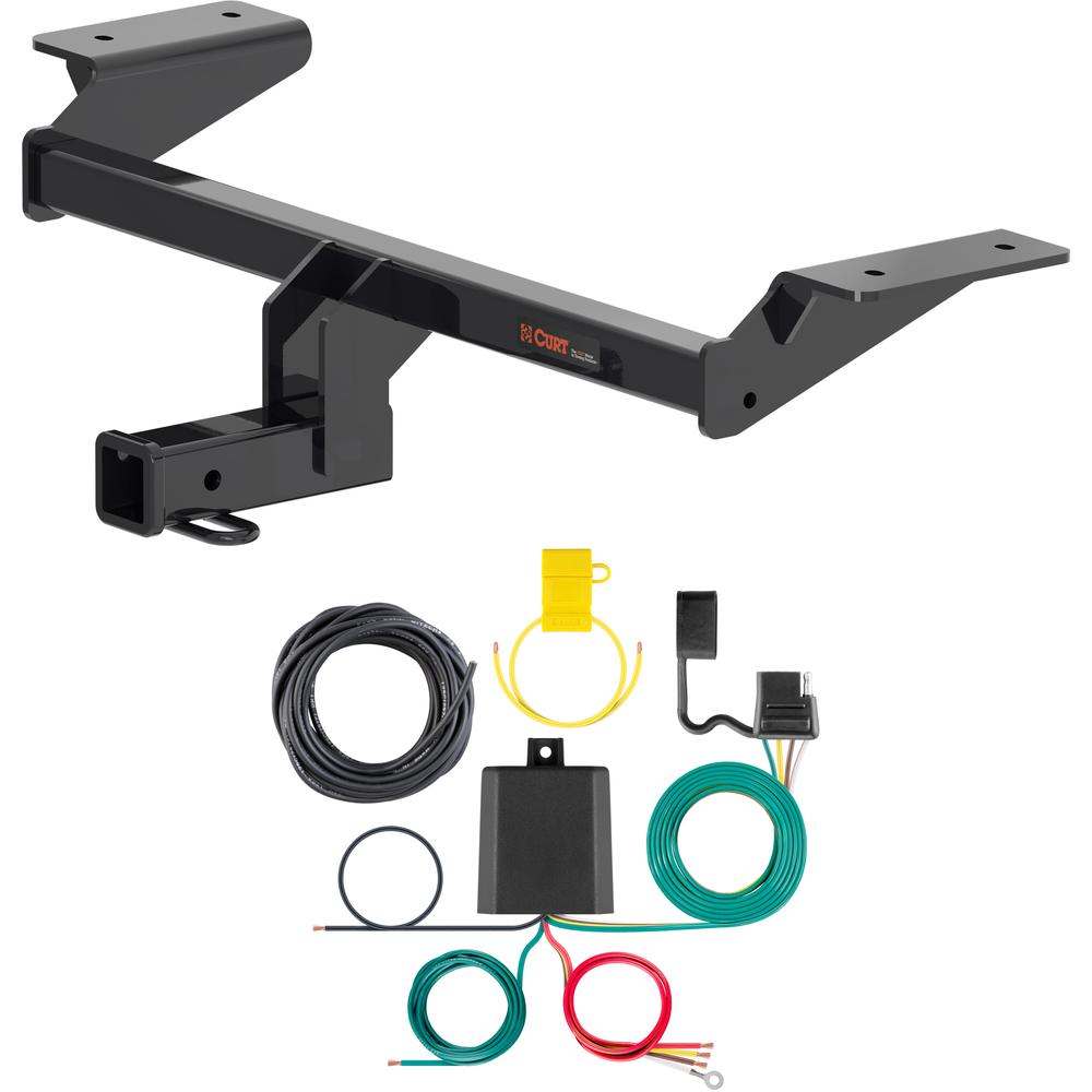 For 2021-2023 Ford Mustang Mach-E Trailer Hitch + Wiring 4 Pin Fits All Models Curt 13480 59236 2 inch Tow Receiver For 2021-2023 Ford Mustang Mach-E Trailer Hitch + Wiring 4 Pin Fits All Models Curt 13480 59236 2 inch Tow Receiver