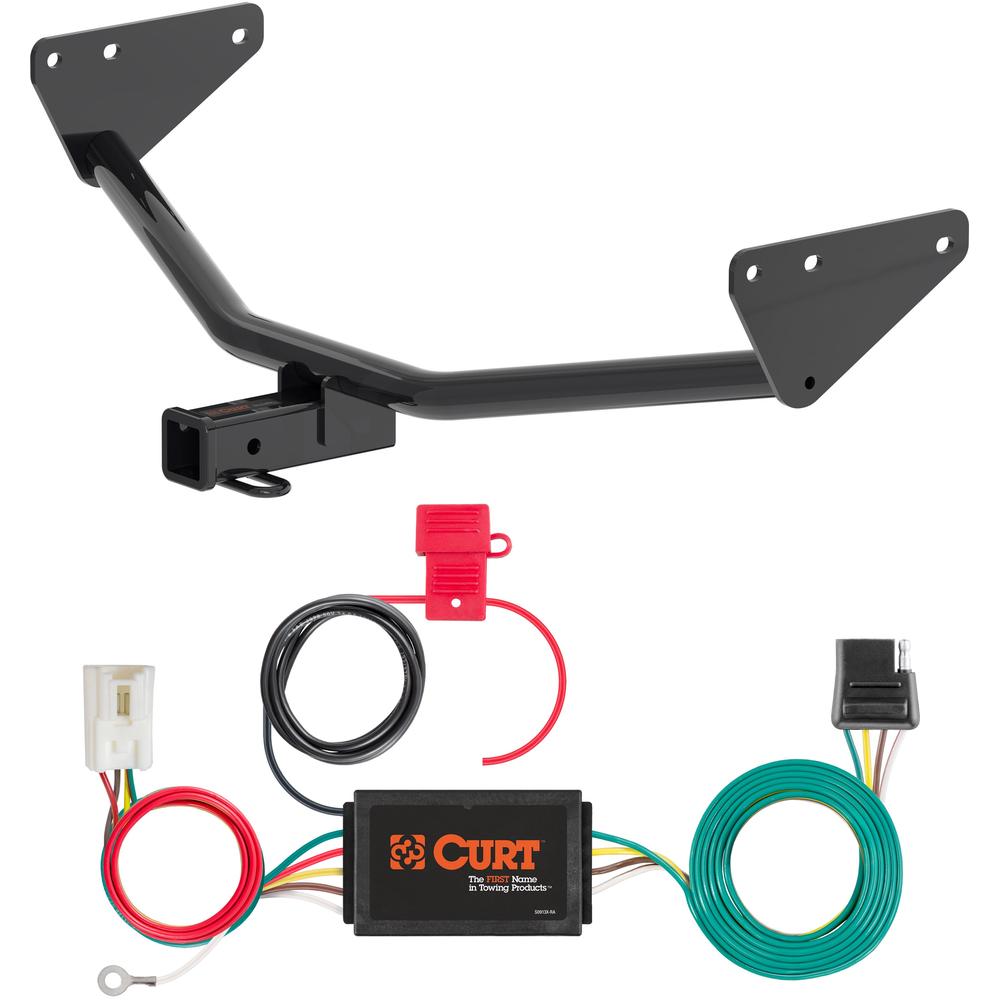 For 2022-2024 Mitsubishi Outlander Trailer Hitch + Wiring 4 Pin Fits w/ factory tow package - PHEV models Curt 13487 56412 2 inch Tow Receiver For 2022-2024 Mitsubishi Outlander Trailer Hitch + Wiring 4 Pin Fits w/ factory tow package - PHEV models Curt 13487 56412 2 inch Tow Receiver
