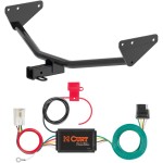 For 2022-2024 Mitsubishi Outlander Trailer Hitch + Wiring 4 Pin Fits w/ factory tow package - PHEV models Curt 13487 56412 2 inch Tow Receiver For 2022-2024 Mitsubishi Outlander Trailer Hitch + Wiring 4 Pin Fits w/ factory tow package - PHEV models Curt 13487 56412 2 inch Tow Receiver