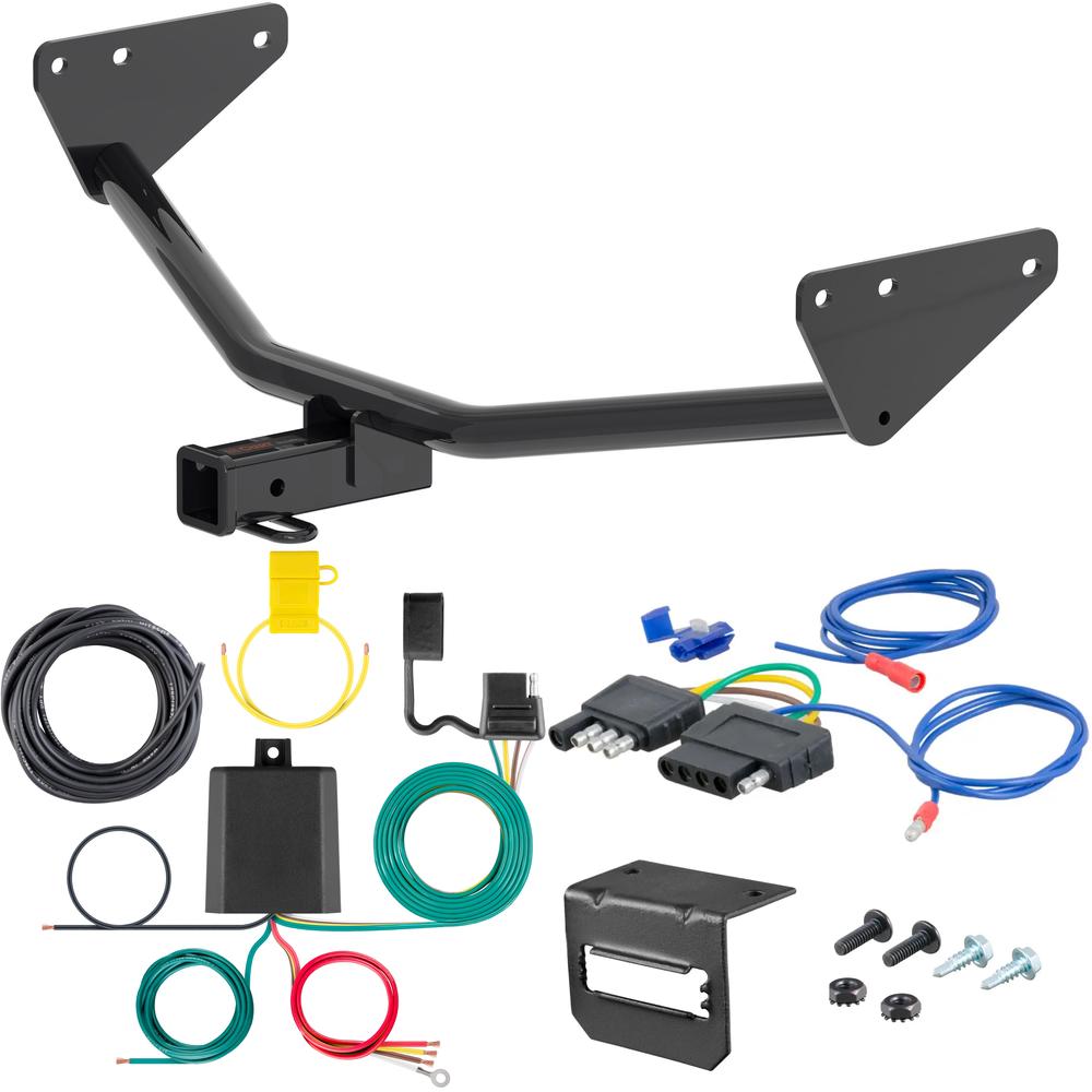 For 2022-2024 Mitsubishi Outlander Trailer Hitch + Wiring 5 Pin Fits Models w/o factory tow package - PHEV models Curt 13487 2 inch Tow Receiver For 2022-2024 Mitsubishi Outlander Trailer Hitch + Wiring 5 Pin Fits Models w/o factory tow package - PHEV models Curt 13487 2 inch Tow Receiver