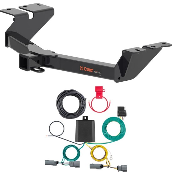 For 2022-2024 Ford Maverick Trailer Hitch + Wiring 4 Pin Except factory receiver Curt 13504 56477 2 inch Tow Receiver For 2022-2024 Ford Maverick Trailer Hitch + Wiring 4 Pin Except factory receiver Curt 13504 56477 2 inch Tow Receiver