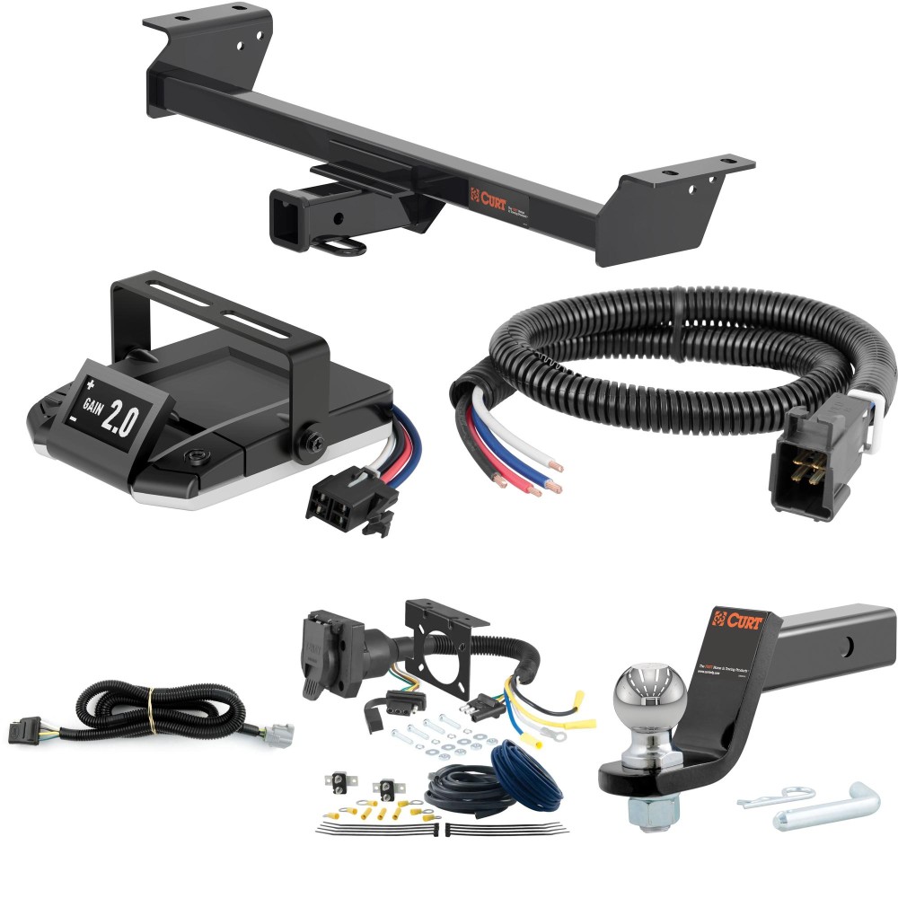 For 2016-2022 Lexus RX450h Tow Package Camp n' Field Trailer Hitch + Brake Controller Curt Assure 51160 Proportional Up To 4 Axles + 7 Way Trailer Wiring Plug & 2-5/16" ball 4 inch drop Fits Models w/ factory Tow Package Excluding F Sport Curt 13 For 2016-2022 Lexus RX450h Tow Package Camp n' Field Trailer Hitch + Brake Controller Curt Assure 51160 Proportional Up To 4 Axles + 7 Way Trailer Wiring Plug & 2-5/16" ball 4 inch drop Fits Models w/ factory Tow Package Excluding F Sport Curt 13
