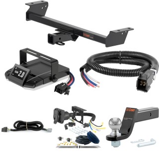 For 2016-2022 Lexus RX450h Tow Package Camp n' Field Trailer Hitch + Brake Controller Curt Assure 51160 Proportional Up To 4 Axles + 7 Way Trailer Wiring Plug & 2-5/16" ball 4 inch drop Fits Models w/ factory Tow Package Excluding F Sport Curt 13 For 2016-2022 Lexus RX450h Tow Package Camp n' Field Trailer Hitch + Brake Controller Curt Assure 51160 Proportional Up To 4 Axles + 7 Way Trailer Wiring Plug & 2-5/16" ball 4 inch drop Fits Models w/ factory Tow Package Excluding F Sport Curt 13