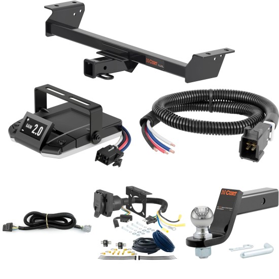 For 2016-2022 Lexus RX450h Tow Package Camp n' Field Trailer Hitch + Brake Controller Curt Assure 51160 Proportional Up To 4 Axles + 7 Way Trailer Wiring Plug & 2-5/16" ball 4 inch drop Fits Models w/ factory Tow Package Excluding F Sport Curt 13 For 2016-2022 Lexus RX450h Tow Package Camp n' Field Trailer Hitch + Brake Controller Curt Assure 51160 Proportional Up To 4 Axles + 7 Way Trailer Wiring Plug & 2-5/16" ball 4 inch drop Fits Models w/ factory Tow Package Excluding F Sport Curt 13