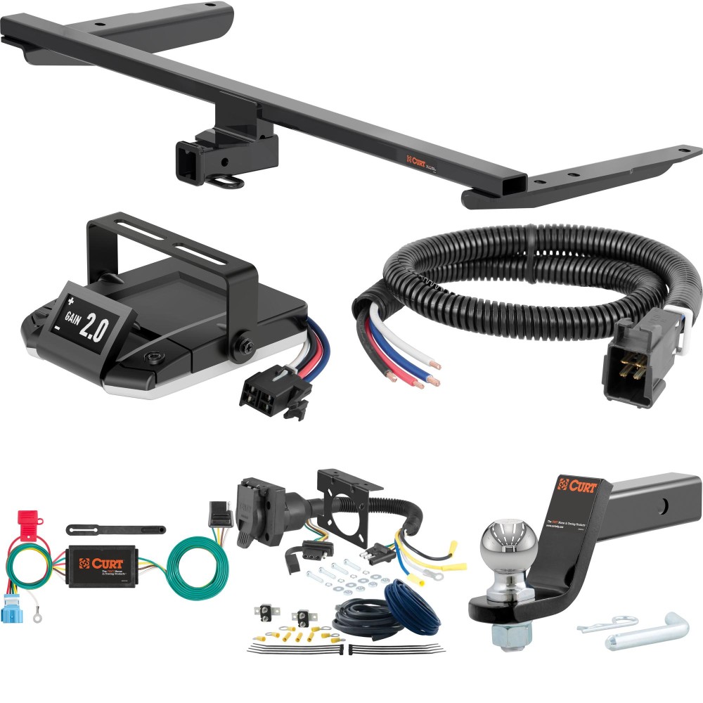 For 2018-2024 Honda Odyssey Tow Package Camp n' Field Trailer Hitch + Brake Controller Curt Assure 51160 Proportional Up To 4 Axles + 7 Way Trailer Wiring Plug & 2-5/16" ball 4 inch drop Fits w/ Fuse Provisions Curt 13523 2 inch Tow Receiver For 2018-2024 Honda Odyssey Tow Package Camp n' Field Trailer Hitch + Brake Controller Curt Assure 51160 Proportional Up To 4 Axles + 7 Way Trailer Wiring Plug & 2-5/16" ball 4 inch drop Fits w/ Fuse Provisions Curt 13523 2 inch Tow Receiver