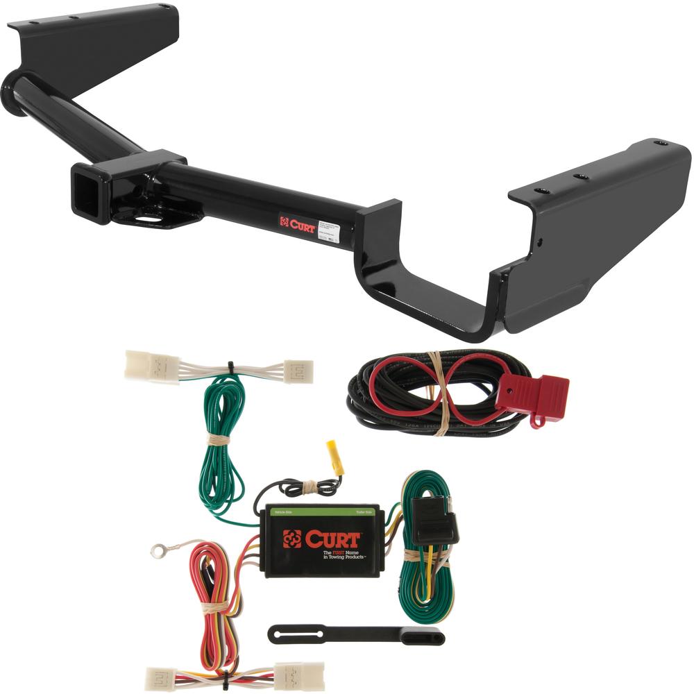 For 2004-2007 Toyota Highlander Trailer Hitch + Wiring 4 Pin Fits Models w/o Factory Tow Package Curt 13530 55400 2 inch Tow Receiver For 2004-2007 Toyota Highlander Trailer Hitch + Wiring 4 Pin Fits Models w/o Factory Tow Package Curt 13530 55400 2 inch Tow Receiver