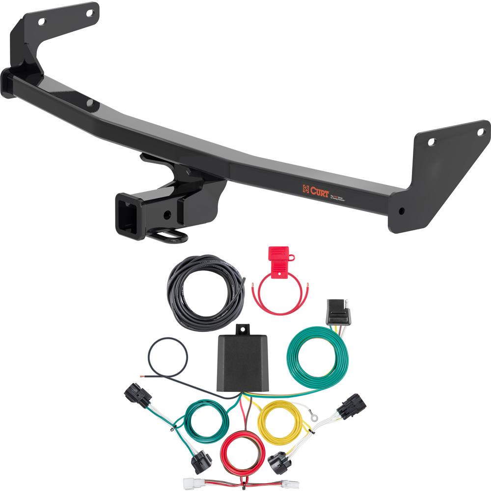 For 2023-2024 Kia Niro Trailer Hitch + Wiring 4 Pin Except Plug-In-Hybrid Curt 13531 56505 2 inch Tow Receiver For 2023-2024 Kia Niro Trailer Hitch + Wiring 4 Pin Except Plug-In-Hybrid Curt 13531 56505 2 inch Tow Receiver