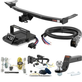 For 2005-2007 Ford Freestyle Tow Package Camp n' Field Trailer Hitch + Brake Controller Curt Assure 51160 Proportional Up To 4 Axles + 7 Way Trailer Wiring Plug & 2-5/16" ball 4 inch drop Fits All Models Curt 13542 2 inch Tow Receiver For 2005-2007 Ford Freestyle Tow Package Camp n' Field Trailer Hitch + Brake Controller Curt Assure 51160 Proportional Up To 4 Axles + 7 Way Trailer Wiring Plug & 2-5/16" ball 4 inch drop Fits All Models Curt 13542 2 inch Tow Receiver