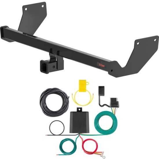 For 2023-2024 Subaru Solterra Trailer Hitch + Wiring 4 Pin Fits All Models Curt 13544 59236 2 inch Tow Receiver For 2023-2024 Subaru Solterra Trailer Hitch + Wiring 4 Pin Fits All Models Curt 13544 59236 2 inch Tow Receiver