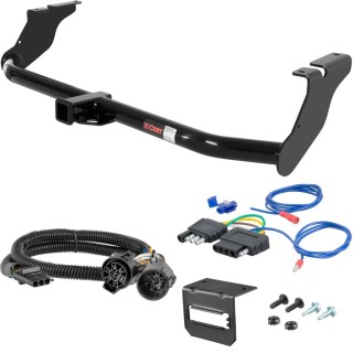 For 2012-2020 Ford Flex Trailer Hitch + Wiring 5 Pin Fits Models w/o Dual Exhaust w/ USCAR 7-way Factory Connector Curt 13551 2 inch Tow Receiver For 2012-2020 Ford Flex Trailer Hitch + Wiring 5 Pin Fits Models w/o Dual Exhaust w/ USCAR 7-way Factory Connector Curt 13551 2 inch Tow Receiver