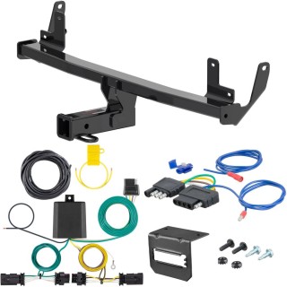 For 2023-2024 Dodge Hornet Trailer Hitch + Wiring 5 Pin Fits All Models Curt 13553 2 inch Tow Receiver