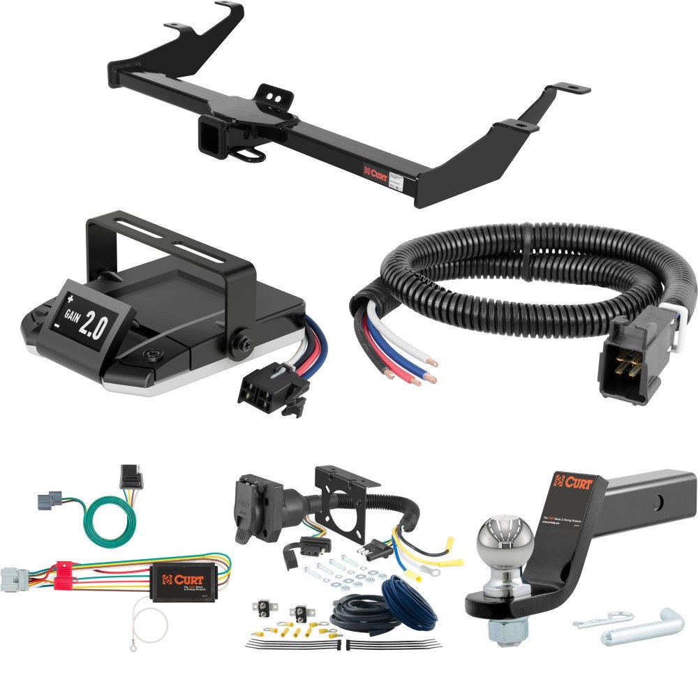 For 2007-2011 Honda Element Tow Package Camp n' Field Trailer Hitch + Brake Controller Curt Assure 51160 Proportional Up To 4 Axles + 7 Way Trailer Wiring Plug & 2-5/16" ball 4 inch drop Except SC Curt 13574 2 inch Tow Receiver For 2007-2011 Honda Element Tow Package Camp n' Field Trailer Hitch + Brake Controller Curt Assure 51160 Proportional Up To 4 Axles + 7 Way Trailer Wiring Plug & 2-5/16" ball 4 inch drop Except SC Curt 13574 2 inch Tow Receiver