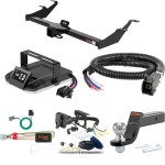 For 2007-2011 Honda Element Tow Package Camp n' Field Trailer Hitch + Brake Controller Curt Assure 51160 Proportional Up To 4 Axles + 7 Way Trailer Wiring Plug & 2-5/16" ball 4 inch drop Except SC Curt 13574 2 inch Tow Receiver For 2007-2011 Honda Element Tow Package Camp n' Field Trailer Hitch + Brake Controller Curt Assure 51160 Proportional Up To 4 Axles + 7 Way Trailer Wiring Plug & 2-5/16" ball 4 inch drop Except SC Curt 13574 2 inch Tow Receiver