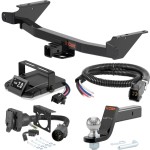 For 2023-2024 Chevy Colorado Tow Package Camp n' Field Trailer Hitch + Brake Controller Curt Assure 51160 Proportional Up To 4 Axles + 7 Way Trailer Wiring Plug & 2-5/16" ball 4 inch drop Fits Models w/ Existing USCAR 7-way Curt 13576 2 inch Tow For 2023-2024 Chevy Colorado Tow Package Camp n' Field Trailer Hitch + Brake Controller Curt Assure 51160 Proportional Up To 4 Axles + 7 Way Trailer Wiring Plug & 2-5/16" ball 4 inch drop Fits Models w/ Existing USCAR 7-way Curt 13576 2 inch Tow