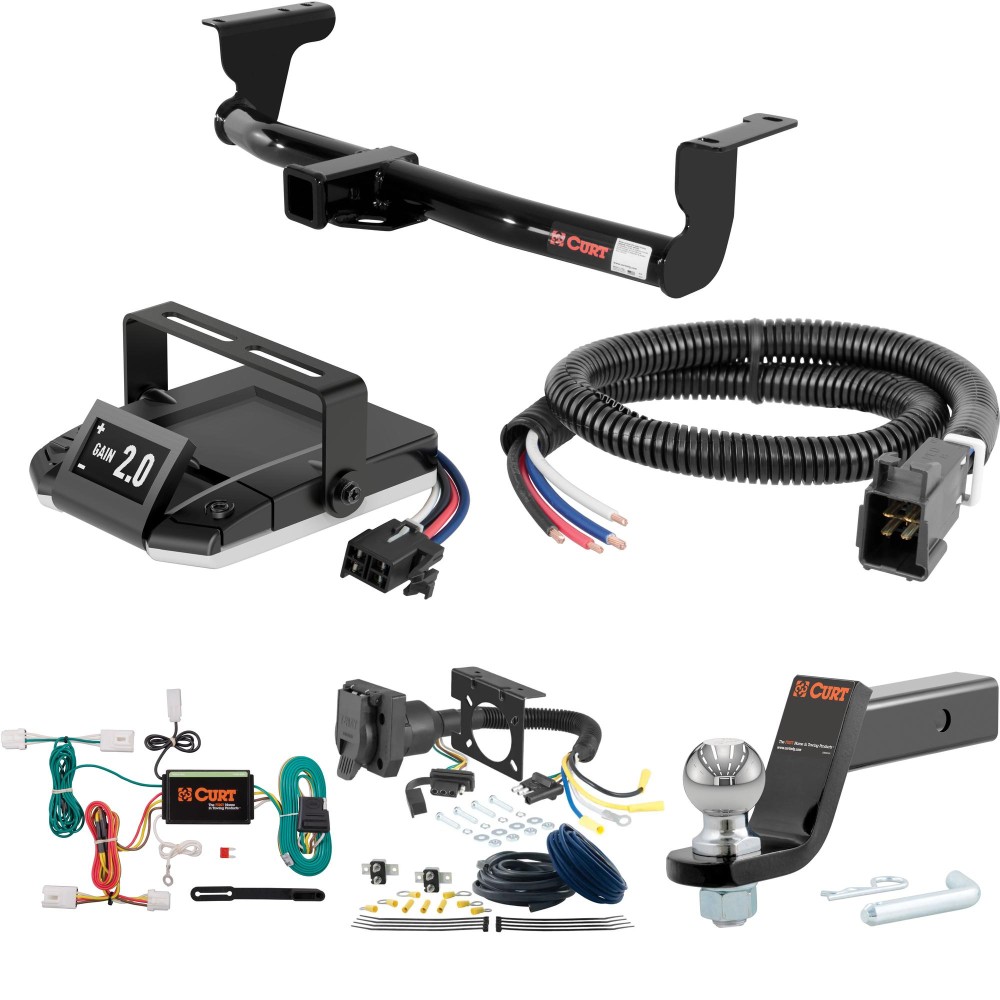 For 2009-2014 Nissan Murano Tow Package Camp n' Field Trailer Hitch + Brake Controller Curt Assure 51160 Proportional Up To 4 Axles + 7 Way Trailer Wiring Plug & 2-5/16" ball 4 inch drop Except CrossCabriolet Curt 13577 2 inch Tow Receiver For 2009-2014 Nissan Murano Tow Package Camp n' Field Trailer Hitch + Brake Controller Curt Assure 51160 Proportional Up To 4 Axles + 7 Way Trailer Wiring Plug & 2-5/16" ball 4 inch drop Except CrossCabriolet Curt 13577 2 inch Tow Receiver