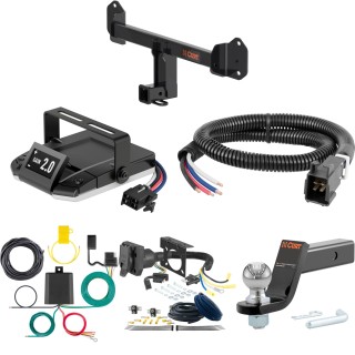 For 2011-2024 BMW X3 Tow Package Camp n' Field Trailer Hitch + Brake Controller Curt Assure 51160 Proportional Up To 4 Axles + 7 Way Trailer Wiring Plug & 2-5/16" ball 4 inch drop Fits All Models Curt 13578 2 inch Tow Receiver For 2011-2024 BMW X3 Tow Package Camp n' Field Trailer Hitch + Brake Controller Curt Assure 51160 Proportional Up To 4 Axles + 7 Way Trailer Wiring Plug & 2-5/16" ball 4 inch drop Fits All Models Curt 13578 2 inch Tow Receiver