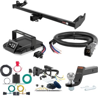 For 2004-2007 Ford Freestar Tow Package Camp n' Field Trailer Hitch + Brake Controller Curt Assure 51160 Proportional Up To 4 Axles + 7 Way Trailer Wiring Plug & 2-5/16" ball 4 inch drop Fits All Models Curt 13587 2 inch Tow Receiver For 2004-2007 Ford Freestar Tow Package Camp n' Field Trailer Hitch + Brake Controller Curt Assure 51160 Proportional Up To 4 Axles + 7 Way Trailer Wiring Plug & 2-5/16" ball 4 inch drop Fits All Models Curt 13587 2 inch Tow Receiver