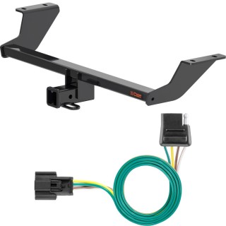 For 2024 Chevy Blazer EV Trailer Hitch + Wiring 4 Pin Fits Models w/ Factory Tow Package Curt 13589 56427 2 inch Tow Receiver