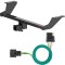 For 2024 Chevy Blazer EV Trailer Hitch + Wiring 4 Pin Fits Models w/ Factory Tow Package Curt 13589 56427 2 inch Tow Receiver