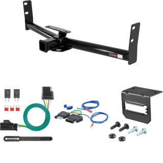 For 2007-2009 Pontiac Torrent Trailer Hitch + Wiring 5 Pin Fits All Models Curt 13591 2 inch Tow Receiver