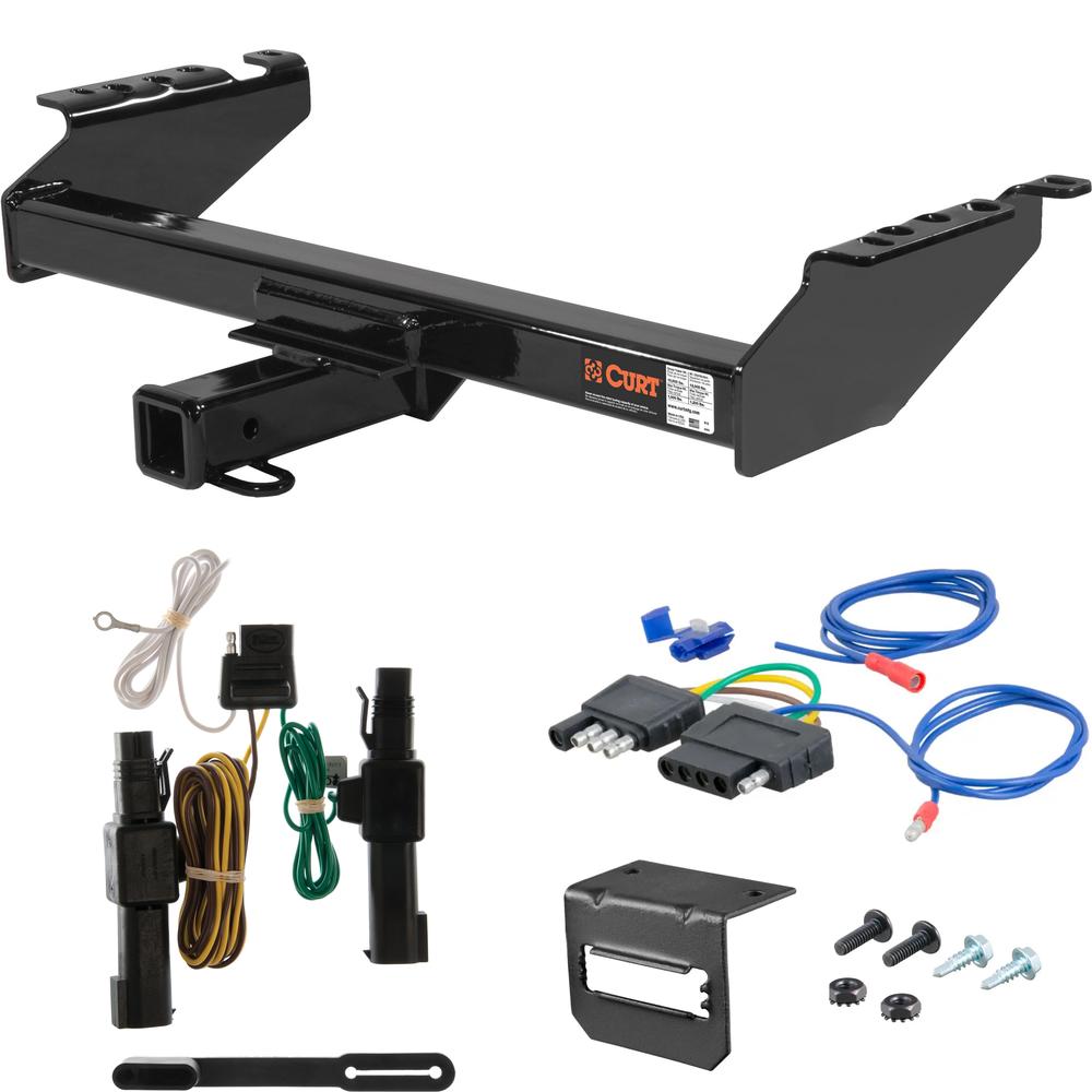 For 1986-1993 Dodge D Series Ram Pickup Trailer Hitch + Wiring 5 Pin Except roll pan bumper Curt 14001 2 inch Tow Receiver For 1986-1993 Dodge D Series Ram Pickup Trailer Hitch + Wiring 5 Pin Except roll pan bumper Curt 14001 2 inch Tow Receiver