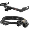 For 2003-2006 GMC Sierra 3500 Trailer Hitch + Wiring 4 Pin Except Cab & Chassis Curt 14008 55384 2 inch Tow Receiver