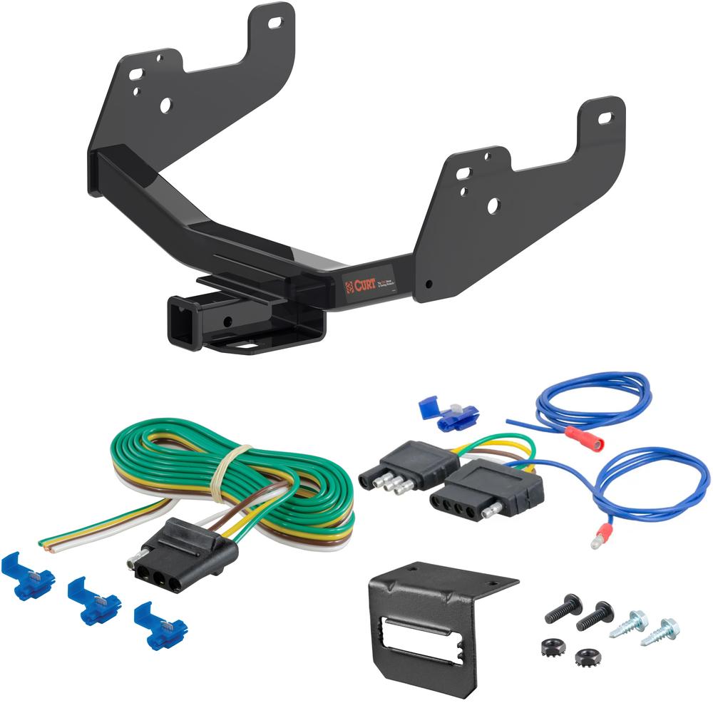 For 2015-2020 Ford F150 Trailer Hitch + Wiring 5 Pin Fits Models w/ Factory Receiver w/o Factory Connector Curt 14021 2 inch Tow Receiver For 2015-2020 Ford F150 Trailer Hitch + Wiring 5 Pin Fits Models w/ Factory Receiver w/o Factory Connector Curt 14021 2 inch Tow Receiver