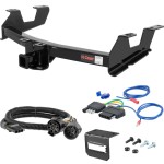 For 2011-2014 Chevy Silverado 2500 HD Trailer Hitch + Wiring 5 Pin Fits 8' bed except factory receiver Tommy Gate or cab & chassis Curt 14062 2 inch Tow Receiver