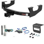 For 2005-2007 Ford F250 Super Duty Trailer Hitch + Wiring 5 Pin Fits Models w/o Factory Connector Excluding Cab & Chassis Curt 14355 2 inch Tow Receiver