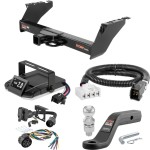 For 1995-2001 Dodge Ram 1500 Tow Package Camp n' Field Trailer Hitch + Brake Controller Curt Assure 51160 Proportional Up To 4 Axles + 7 Way Trailer Wiring Plug & 2-5/16" ball 4 inch drop Except roll pan bumper Curt 15300 2 inch Tow Receiver For 1995-2001 Dodge Ram 1500 Tow Package Camp n' Field Trailer Hitch + Brake Controller Curt Assure 51160 Proportional Up To 4 Axles + 7 Way Trailer Wiring Plug & 2-5/16" ball 4 inch drop Except roll pan bumper Curt 15300 2 inch Tow Receiver