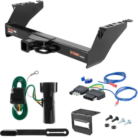 For 1980-1986 Ford F250 Trailer Hitch + Wiring 5 Pin Except 10" drop bumper Curt 15300 2 inch Tow Receiver For 1980-1986 Ford F250 Trailer Hitch + Wiring 5 Pin Except 10" drop bumper Curt 15300 2 inch Tow Receiver