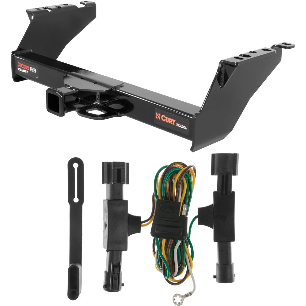 For 1994-1996 Ford Bronco Trailer Hitch + Wiring 4 Pin Fits Full Size Curt 15300 55350 2 inch Tow Receiver For 1994-1996 Ford Bronco Trailer Hitch + Wiring 4 Pin Fits Full Size Curt 15300 55350 2 inch Tow Receiver