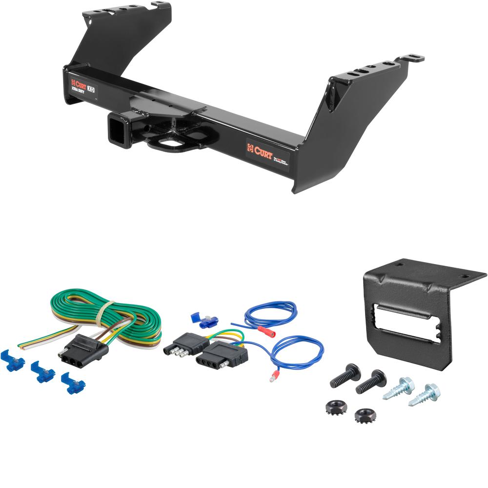 For 1978-1979 Ford Bronco Trailer Hitch + Wiring 5 Pin Fits Full Size w/ Standard or Step Bumper Curt 15300 2 inch Tow Receiver For 1978-1979 Ford Bronco Trailer Hitch + Wiring 5 Pin Fits Full Size w/ Standard or Step Bumper Curt 15300 2 inch Tow Receiver