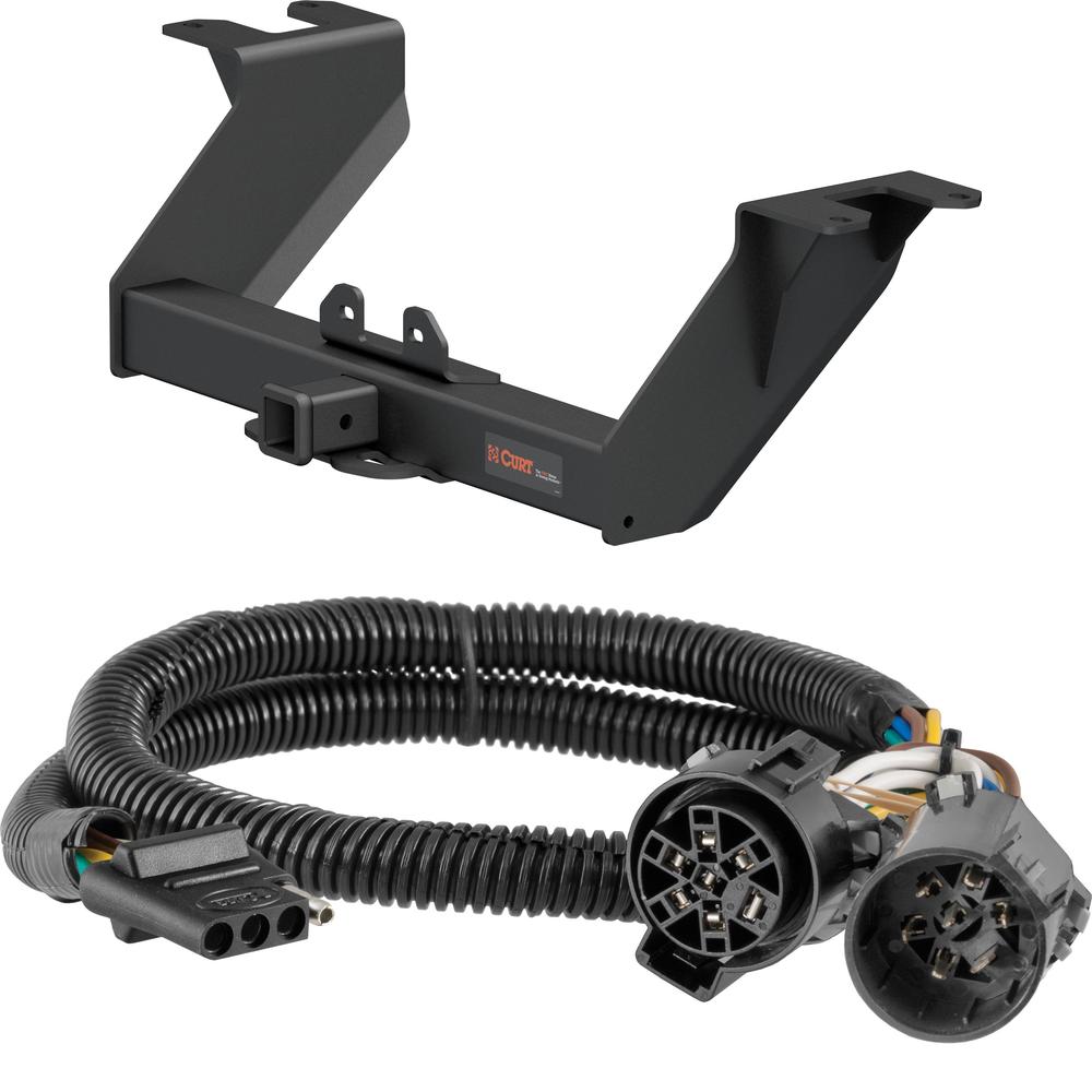 For 2022 GMC Sierra 1500 Limited Trailer Hitch + Wiring 4 Pin Fits w/ Factory Receiver Curt 15307 55384 2 inch Tow Receiver For 2022 GMC Sierra 1500 Limited Trailer Hitch + Wiring 4 Pin Fits w/ Factory Receiver Curt 15307 55384 2 inch Tow Receiver