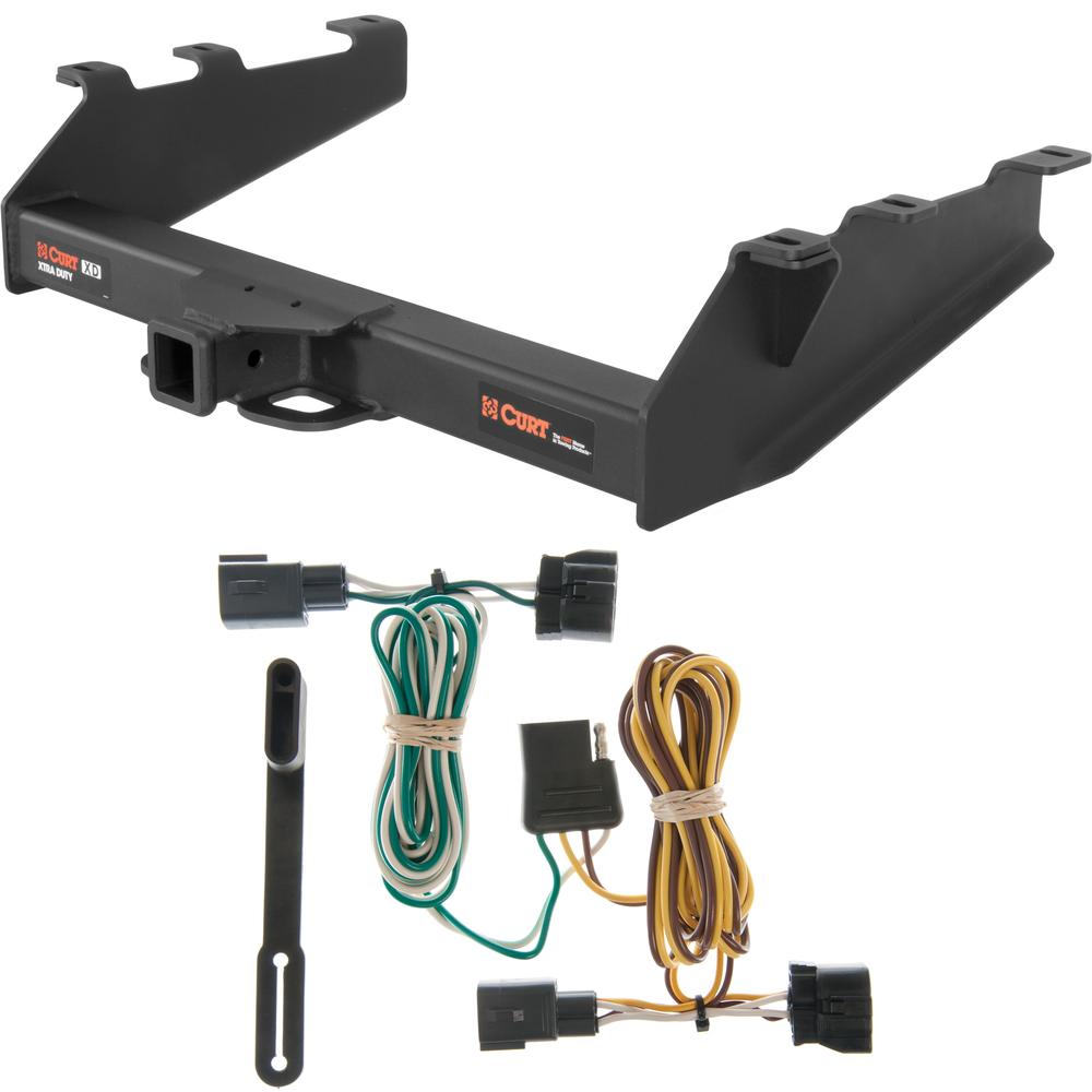 For 1995-2002 Dodge Ram 3500 Trailer Hitch + Wiring 4 Pin Fits w/ factory bumper Curt 15319 55329 2 inch Tow Receiver For 1995-2002 Dodge Ram 3500 Trailer Hitch + Wiring 4 Pin Fits w/ factory bumper Curt 15319 55329 2 inch Tow Receiver