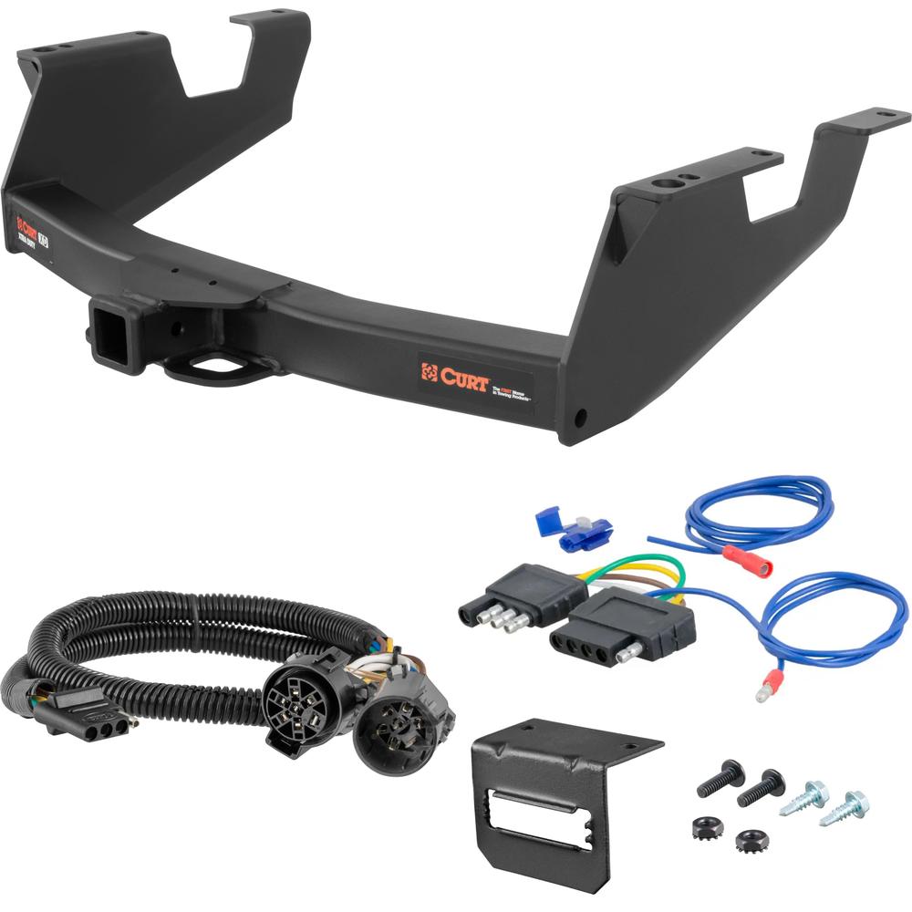 For 2011-2012 Chevy Silverado 2500 HD Trailer Hitch + Wiring 5 Pin Fits 8' Bed Box Delete Curt 15363 2 inch Tow Receiver For 2011-2012 Chevy Silverado 2500 HD Trailer Hitch + Wiring 5 Pin Fits 8' Bed Box Delete Curt 15363 2 inch Tow Receiver