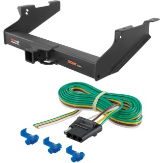 For 2015 Ram 2500 Trailer Hitch + Wiring 4 Pin Except factory receiver Curt 15704 58044 2.5 in Tow Receiver For 2015 Ram 2500 Trailer Hitch + Wiring 4 Pin Except factory receiver Curt 15704 58044 2.5 in Tow Receiver