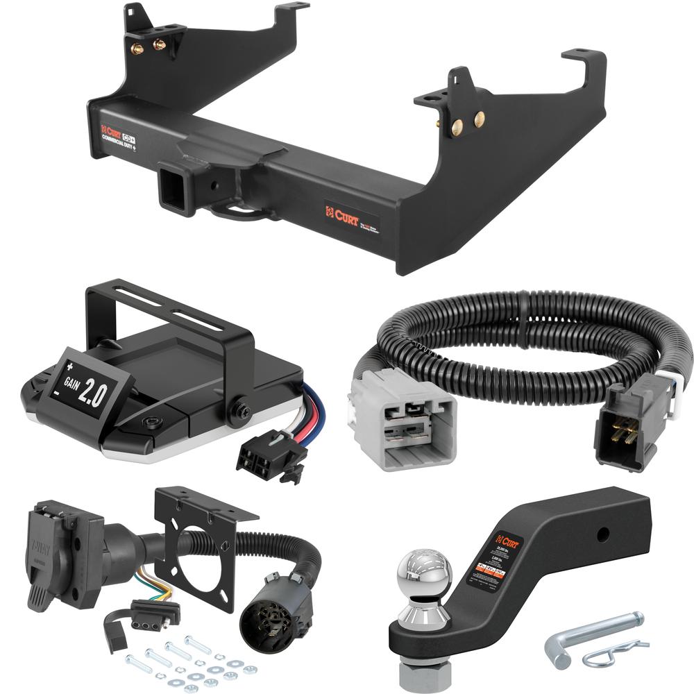 For 2005-2007 Ford F650 Tow Package Camp n' Field Trailer Hitch + Brake Controller Curt Assure 51160 Proportional Up To 4 Axles + 7 Way Trailer Wiring Plug & 2-5/16" ball 4 inch drop Fits Models w/ Existing USCAR 7-way Curt 15845 2.5 in Tow Recei For 2005-2007 Ford F650 Tow Package Camp n' Field Trailer Hitch + Brake Controller Curt Assure 51160 Proportional Up To 4 Axles + 7 Way Trailer Wiring Plug & 2-5/16" ball 4 inch drop Fits Models w/ Existing USCAR 7-way Curt 15845 2.5 in Tow Recei