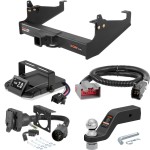 For 2008-2016 Ford F550 Super Duty Tow Package Camp n' Field Trailer Hitch + Brake Controller Curt Assure 51160 Proportional Up To 4 Axles + 7 Way Trailer Wiring Plug & 2-5/16" ball 4 inch drop Fits Models w/ USCAR 7-way Factory Connector Cab &am For 2008-2016 Ford F550 Super Duty Tow Package Camp n' Field Trailer Hitch + Brake Controller Curt Assure 51160 Proportional Up To 4 Axles + 7 Way Trailer Wiring Plug & 2-5/16" ball 4 inch drop Fits Models w/ USCAR 7-way Factory Connector Cab &am