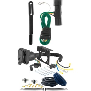 For 1979-1984 GMC Suburban Trailer Wiring 7 Way Trailer Wiring Plug w/ Bracket Fits All Models Curt