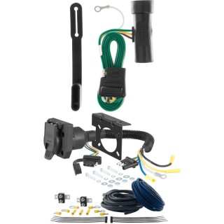 For 1979-1984 GMC Suburban Trailer Wiring 7 Way Trailer Wiring Plug w/ Bracket Fits All Models Curt