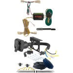 For 2001-2002 Toyota 4Runner Trailer Wiring 7 Way Trailer Wiring Plug w/ Bracket Fits Models w/o Factory Connector Curt For 2001-2002 Toyota 4Runner Trailer Wiring 7 Way Trailer Wiring Plug w/ Bracket Fits Models w/o Factory Connector Curt