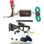 For 2006-2007 Subaru B9 Tribeca Trailer Wiring 7 Way Trailer Wiring Plug w/ Bracket Except Sport Curt For 2006-2007 Subaru B9 Tribeca Trailer Wiring 7 Way Trailer Wiring Plug w/ Bracket Except Sport Curt