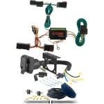 For 2002-2007 Jeep Liberty Trailer Wiring 7 Way Trailer Wiring Plug w/ Bracket Fits All Models Curt For 2002-2007 Jeep Liberty Trailer Wiring 7 Way Trailer Wiring Plug w/ Bracket Fits All Models Curt