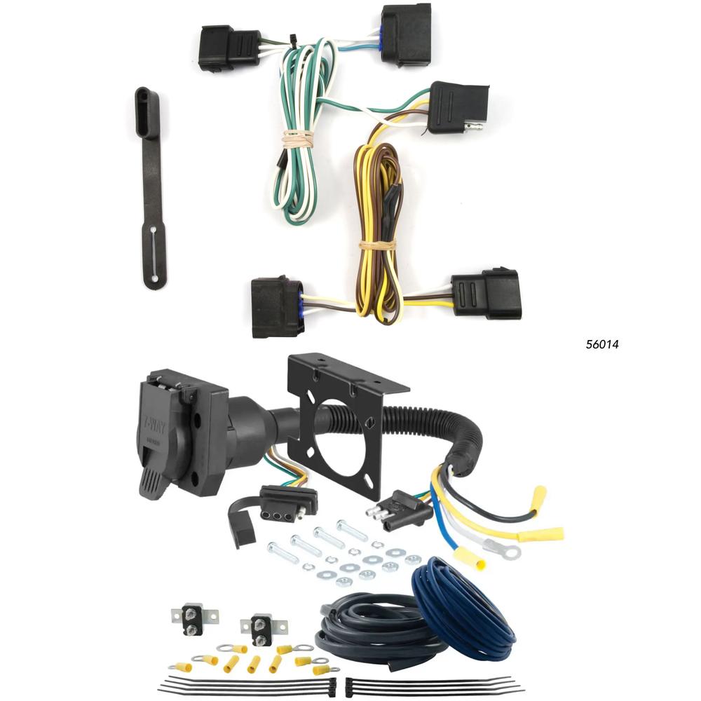 For 2011 Ford Ranger Trailer Wiring 7 Way Trailer Wiring Plug w/ Bracket Fits All Models Curt