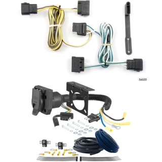 For 2004-2007 Ford E350 Trailer Wiring 7 Way Trailer Wiring Plug w/ Bracket Fits All Models Curt For 2004-2007 Ford E350 Trailer Wiring 7 Way Trailer Wiring Plug w/ Bracket Fits All Models Curt