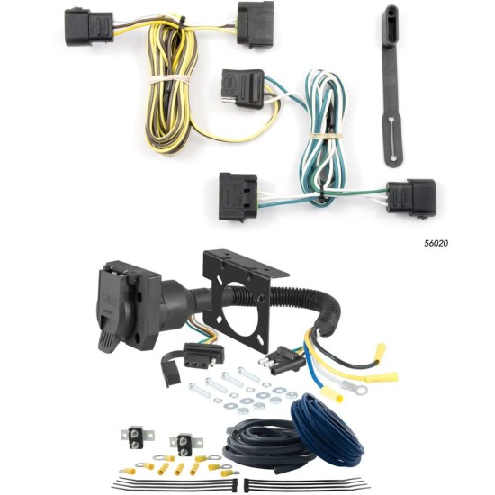 For 2004-2007 Ford E250 Trailer Wiring 7 Way Trailer Wiring Plug w/ Bracket Fits All Models Curt For 2004-2007 Ford E250 Trailer Wiring 7 Way Trailer Wiring Plug w/ Bracket Fits All Models Curt